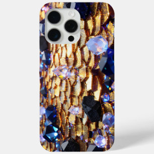 ラグジュアリーファンタジージェムストーン抽象芸術 iPhone 15 PRO MAXケース