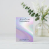 ラグジュアリーフェイクピアセントイヤリングディスプレイカード 名刺 (スタンド正面)