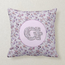 ラグジュアリーフラワーズモノグラムG クッション