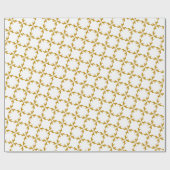 ラグジュアリーフランスのブルドッグのグラフィカルなパターン ラッピングペーパー (フラット)