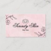 ラグジュアリーフローラ名刺(エステティシャン) 名刺 (正面)