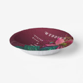 ラグジュアリーフローラ結婚式招待状スイート ペーパーボウル (傾斜あり)