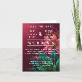 ラグジュアリーフローラ結婚式招待状スイート 招待状