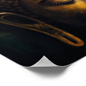 ラグジュアリーブッダポートレート ポスター (角)