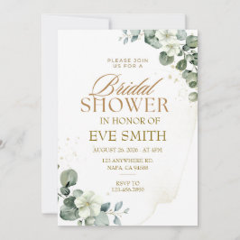 ラグジュアリーブライダルシャワー結婚式招待状 招待状