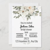 ラグジュアリーブライダルシャワー結婚式招待状 招待状 (正面)