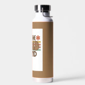 ラグジュアリーブラウントップ品質のウォーターボトルのためにあなた。 ウォーターボトル (左面)