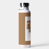 ラグジュアリーブラウントップ品質のウォーターボトルのためにあなた。 ウォーターボトル (右面)