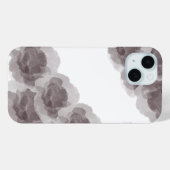 ラグジュアリーブラウン魔法バラウォーターカラー抽象芸術アート Case-Mate iPhoneケース (裏面 (横))