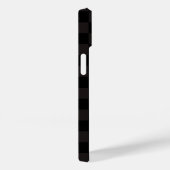ラグジュアリーブラウン/ブラック市松模様に Case-Mate iPhoneケース (裏面 / 右)