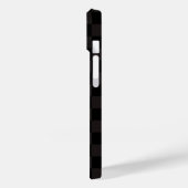 ラグジュアリーブラウン/ブラック市松模様に Case-Mate iPhoneケース (裏面 / 左)