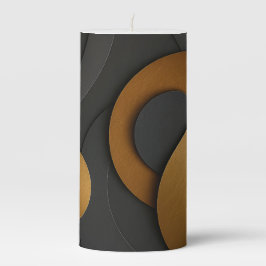 ラグジュアリーブラックと金ゴールド幾何学的抽象デザイン