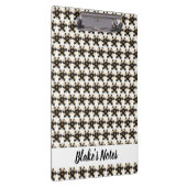 ラグジュアリーブラックアイボリーフローラ名 クリップボード (右)