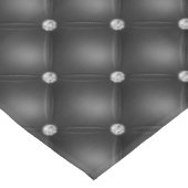 ラグジュアリーブラックダイヤモンドタフテッドパターン テーブルクロス (アングル)