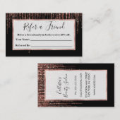 ラグジュアリーブラックバラ金ゴールドスパークリーグリッターフリンジ 紹介カード (正面/裏面)