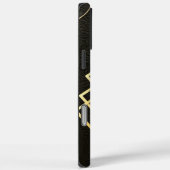 ラグジュアリーブラックフォンカスタムケースとQRコード Case-Mate iPhoneケース (裏面 / 右)