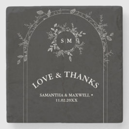 ラグジュアリーブラック結婚ズコースタークラシックズ ストーンコースター