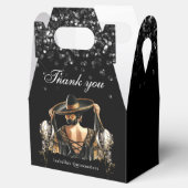 ラグジュアリーブラック金ゴールドメキシコスタイルキンセアニラ フェイバーボックス (オープン)