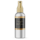 ラグジュアリーブラック&金ゴールド化粧品落としボトルラベル ラベル