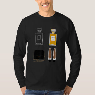 ラグジュアリーブランドブラックキルテクラシックィッドバッグパーム Tシャツ