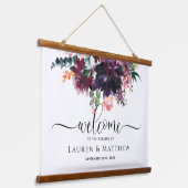 ラグジュアリーブルゴーニュ結婚フローラの歓迎 吊り下げ型タペストリー (傾斜あり)