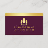 ラグジュアリーブルゴーニュ&金ゴールドロ気にーン 名刺 (正面)