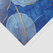 ラグジュアリーブルーと金ゴールドフローラの分離 薄葉紙 (詳細)