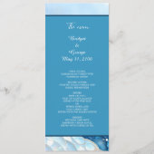 ラグジュアリーブルーウォーターカラー抽象芸術真珠光沢 プログラム (正面)