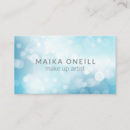 ラグジュアリーブルーグリッター《写真》ぼけ味プロフェッショナル 名刺