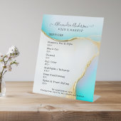 ラグジュアリーブルーホワイト金ゴールドアクセント価格一覧 台座サイン