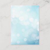 ラグジュアリーブルー結婚ズアコモデーション詳細 エンクロージャーカード (裏面)