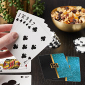 ラグジュアリーブルー金ゴールドグリッタートランプ トランプ (インサイチュ)