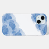 ラグジュアリーブルー魔法バラウォーターカラー抽象芸術アート Case-Mate iPhoneケース (裏面 (横))