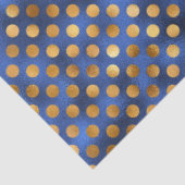 ラグジュアリーブルー&金ゴールドシリーズデザイン13 薄葉紙 (詳細)