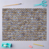 ラグジュアリーブルー&金ゴールドシリーズデザイン14 薄葉紙 (クラフト)