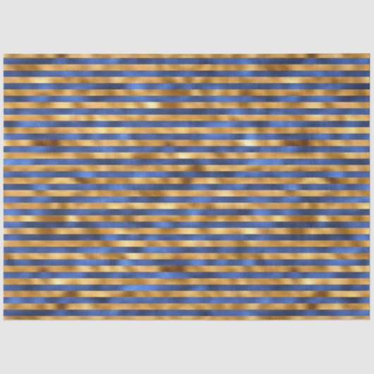 ラグジュアリーブルー&金ゴールドシリーズデザイン7 薄葉紙 (正面)