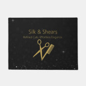 ラグジュアリーヘアスタジオスタイリッシュ | グリッターデザイン- ドアマット (正面)