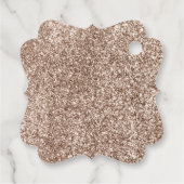 ラグジュアリーベージュバルーングリッターありがとう フェイバータグ (裏面)