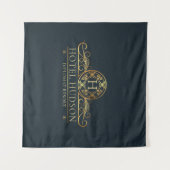 ラグジュアリーホテルビジネスサイン タペストリー (正面(横))