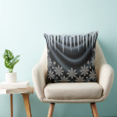ラグジュアリーホリデーピロー – スノーフレークデザイン クッション (椅子)