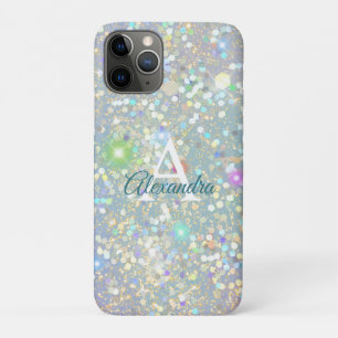 ラグジュアリーホログラフィきらきら光るックスパークルグリッターカスタム iPhone 11 PROケース