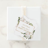 ラグジュアリーホワイトインペリアルリリーバラベビーシャワー フェイバータグ (インサイチュ)