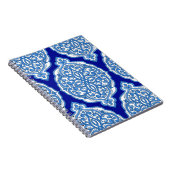 ラグジュアリーホワイトブルー、トルコオーナメント。 ノートブック (右側)