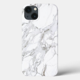 ラグジュアリーホワイトマーブル iPhone 13ケース