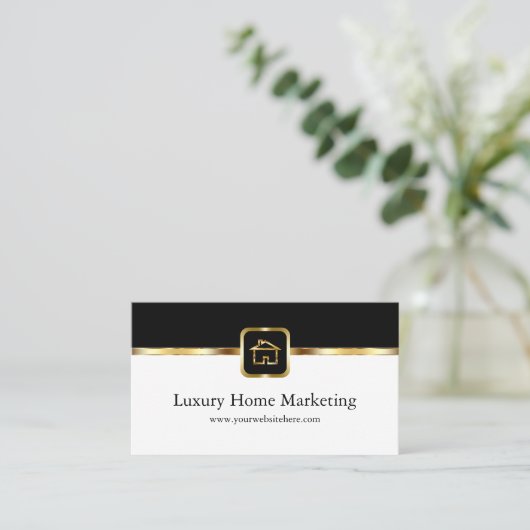 ラグジュアリーホームマーケティング 名刺 (スタンド正面)