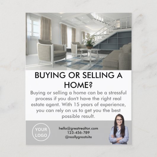 ラグジュアリーホーム実在エステートエージェント不動産仲介業者 チラシ (正面)