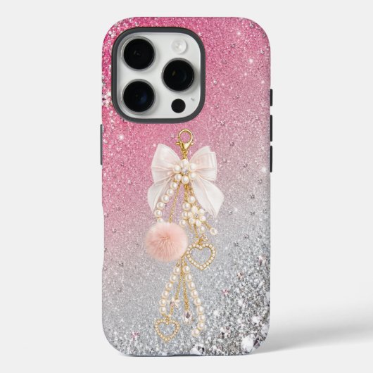 ラグジュアリーボウパールiPhone 16 Proケース 美意識高揚デザイン Case-Mate iPhoneケース (裏面)