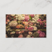 ラグジュアリーボホフローラカラーズ金ゴールドアクセント付き銘板 名刺 (正面)