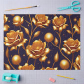 ラグジュアリーボホ金ゴールドバラモダンコレクション 薄葉紙 (クラフト)