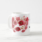 ラグジュアリーマザーズデイフローラクラウン コーヒーマグカップ (正面左)
